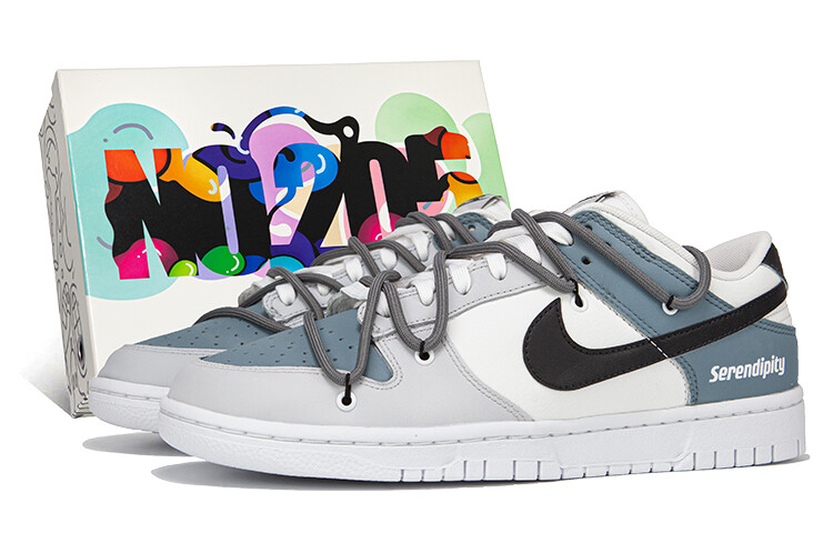 

Кроссовки для скейтбординга Dunk мужские с низким верхом Haze Grey Nike