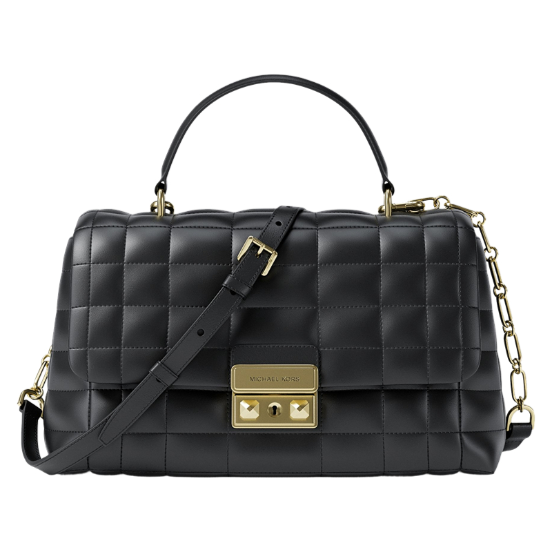 

MICHAEL KORS Сумка женская средняя черная из овчины Tribeca