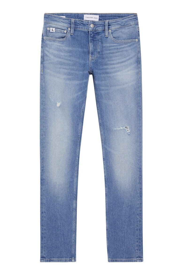 

Джинсы узкого кроя со средней посадкой Calvin Klein Jeans, синий