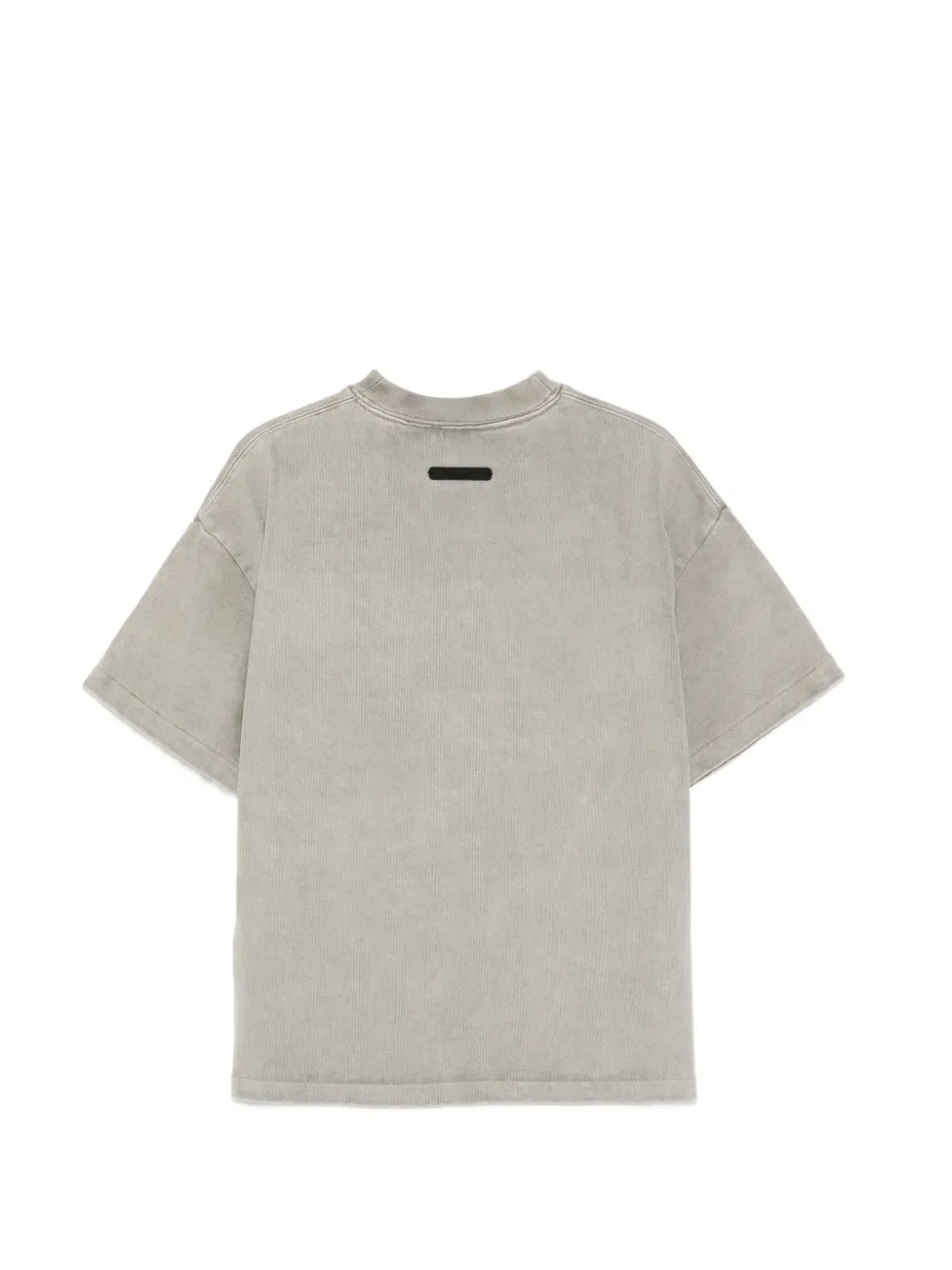 Футболка с круглым вырезом и принтом логотипа Fear Of God Essentials Kids, серый — фото 2