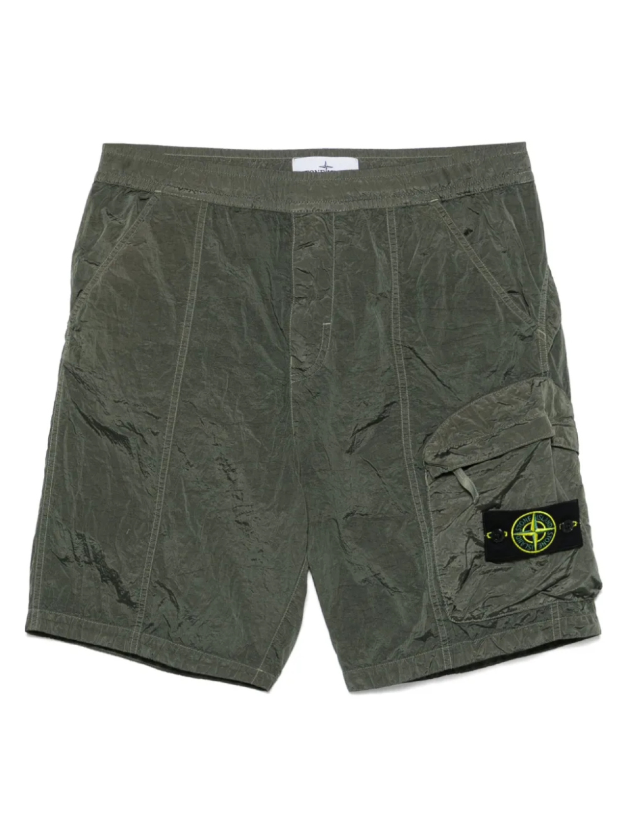 

Комфортные шорты-бермуды Stone Island, зеленый