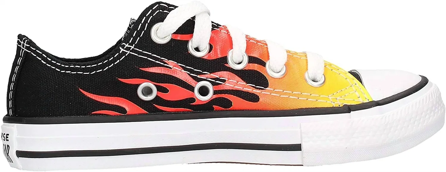 Converse Детские кеды Chuck Taylor All Star Ox Low из черного текстиля