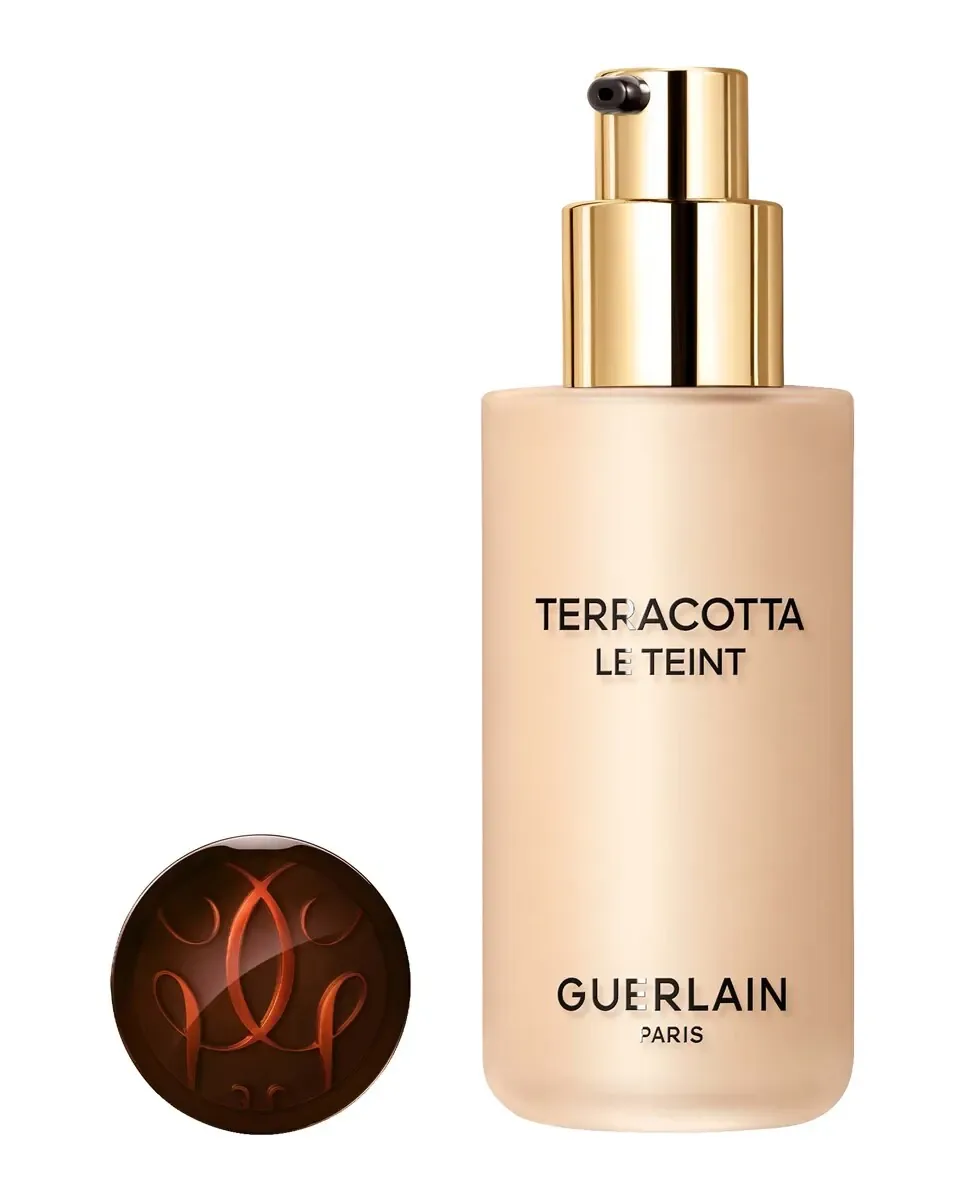 Тональная основа для макияжа Terra 25 Glow Flui 35 мл Guerlain, 0.5W Warm / Doré — фото 2
