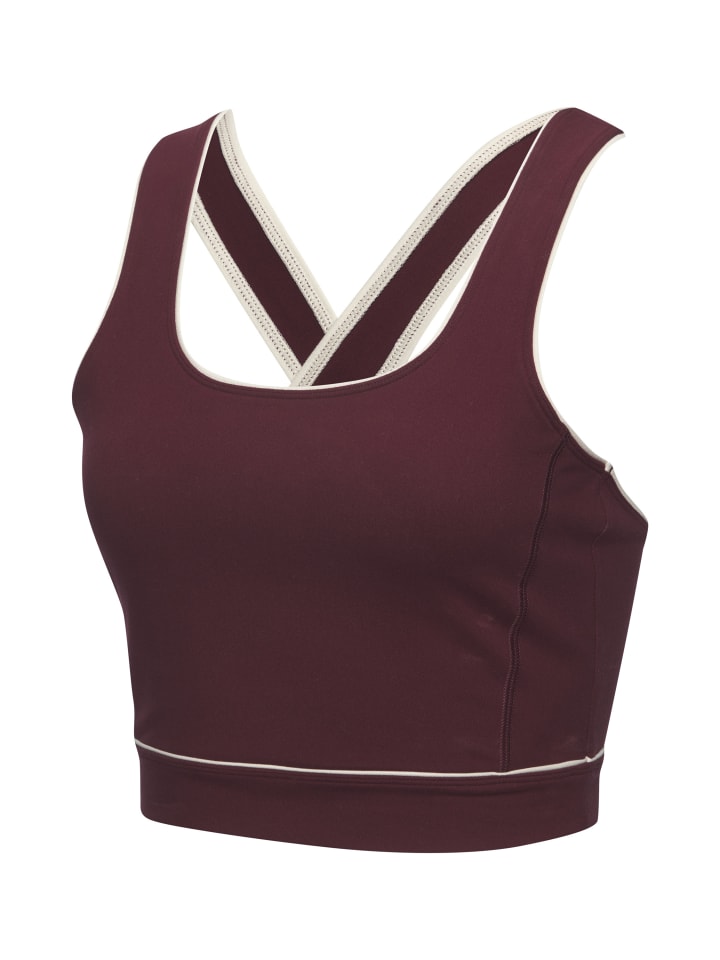 

Copenhagen Studios Укороченный топ винно-красного цвета