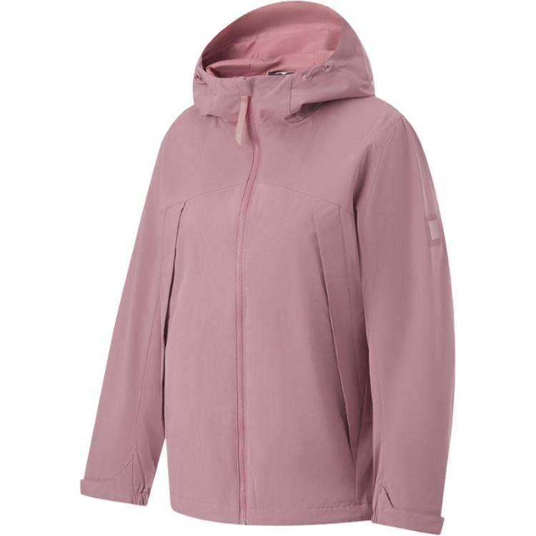 

Куртка-тренч женская серии LiNing Fitness в цвете сливово-розовый Su Plum Pink