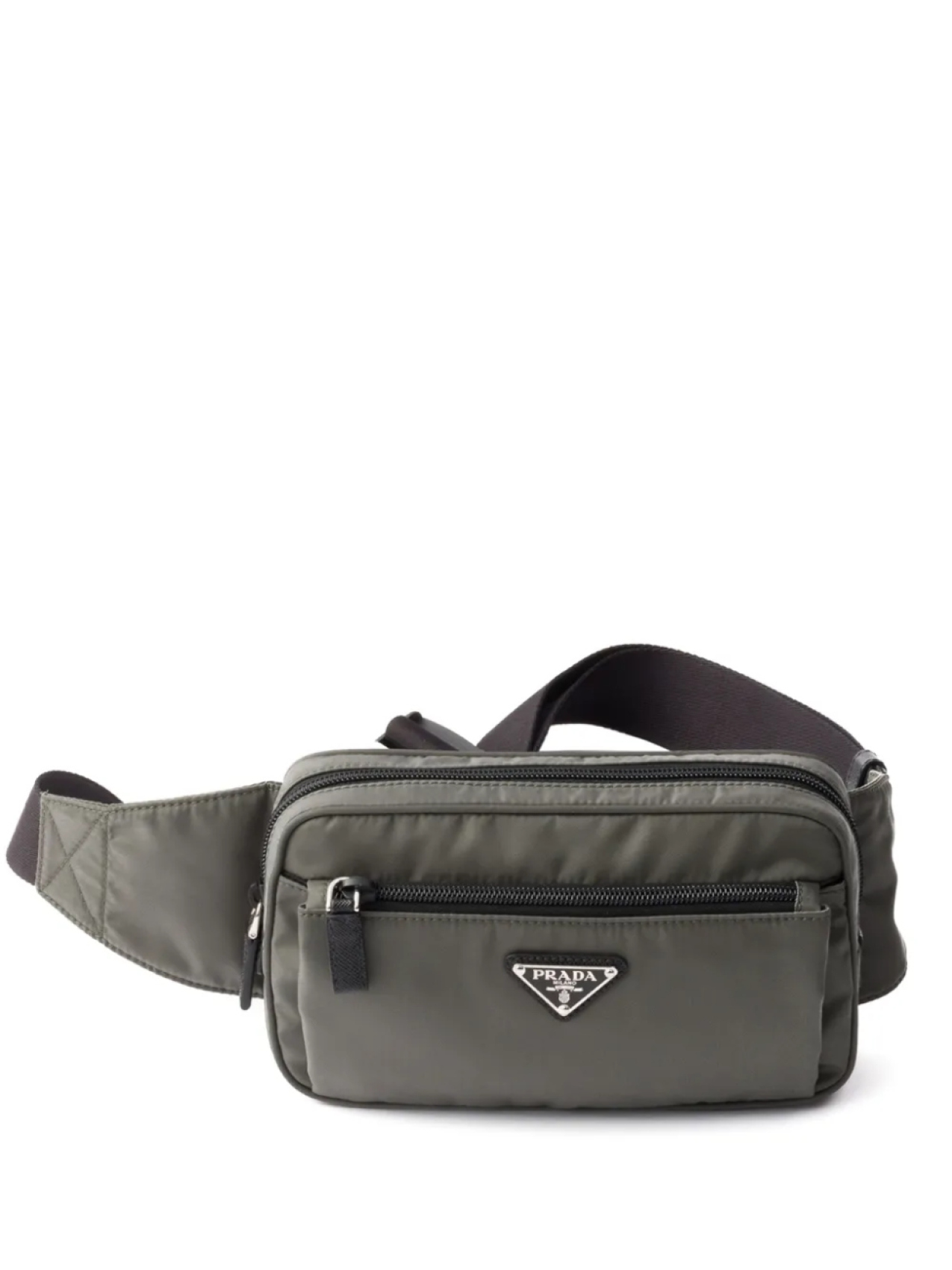 

Сумка на пояс Re-Nylon Prada, зеленый
