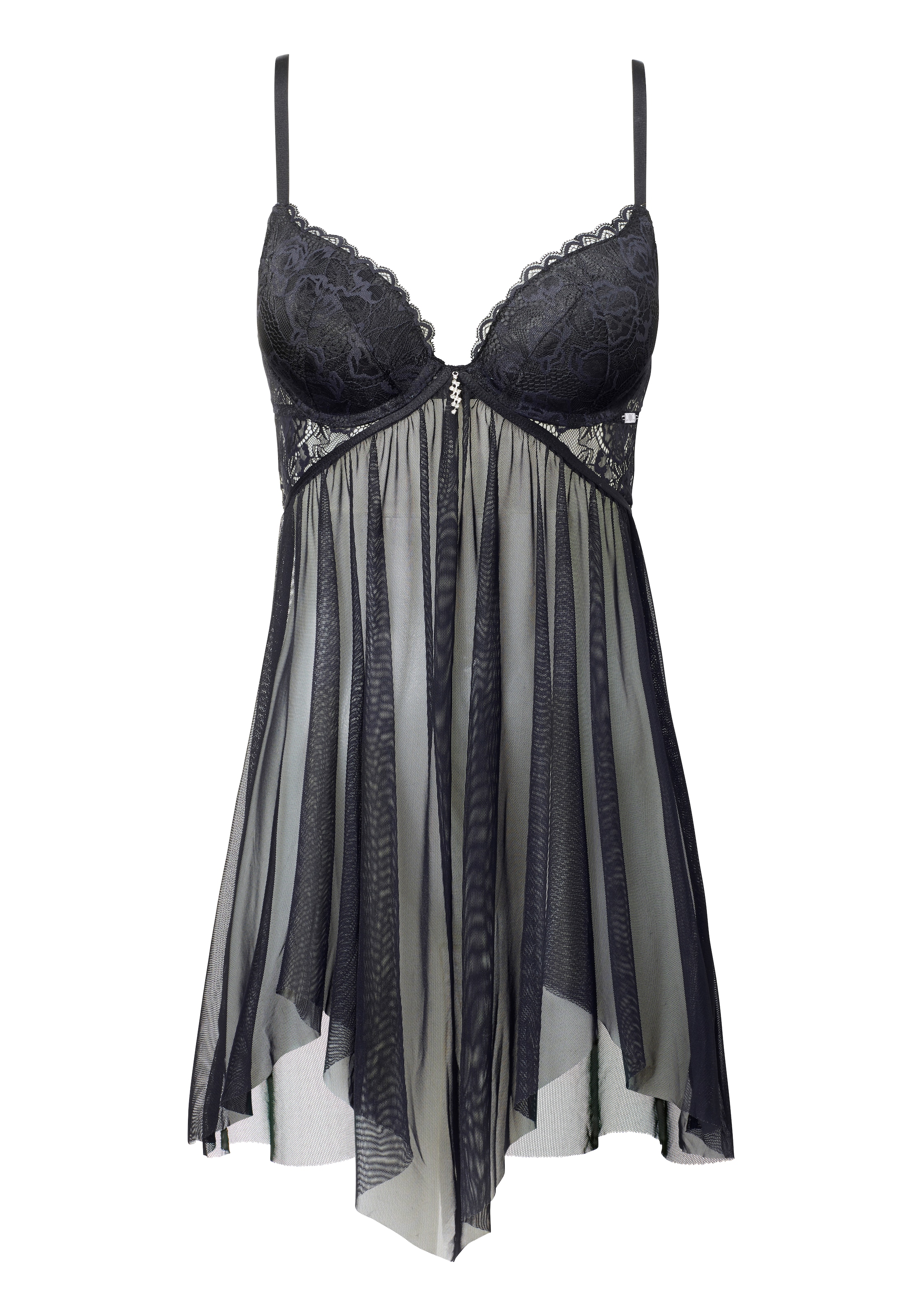 

JETTE Пеньюар в черном цвете