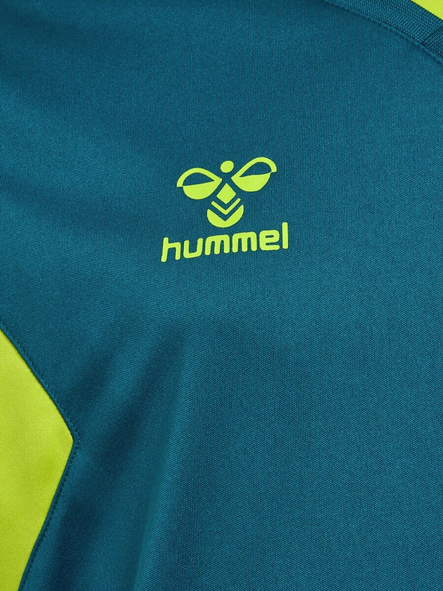 Спортивная футболка Hummel Performance Authentic, цвет Petrol/Kiwi — фото 4