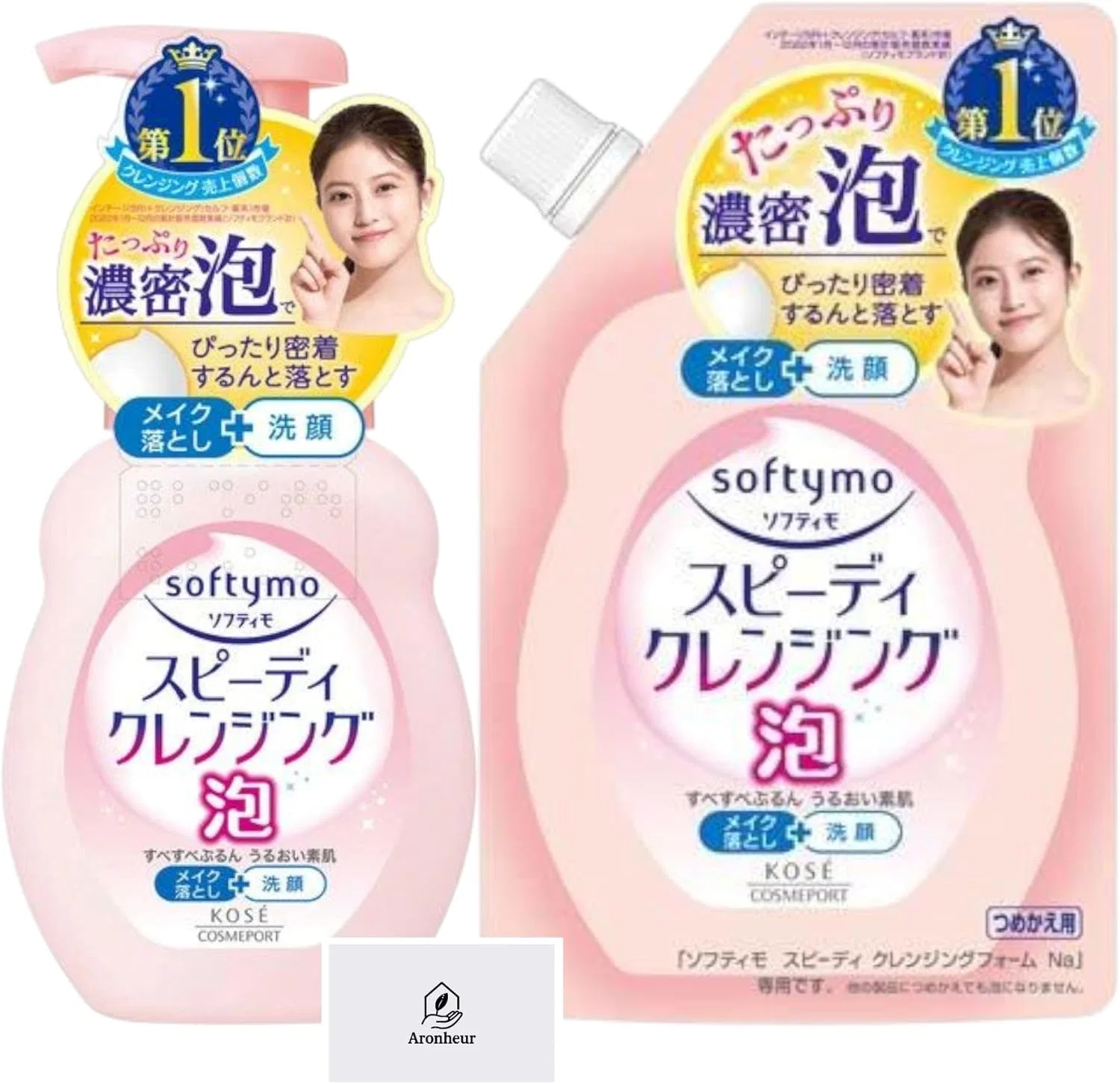 Пенка для умывания Aronheur — Softimo Speedy Cleansing Foam , + сменный блок, 200 мл