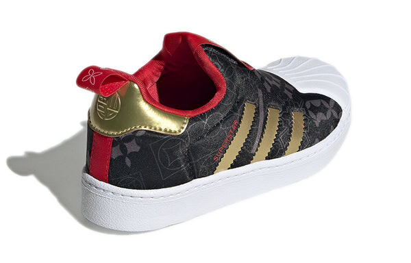 Кроссовки суперзвезда 360 c Adidas, черный — фото 4