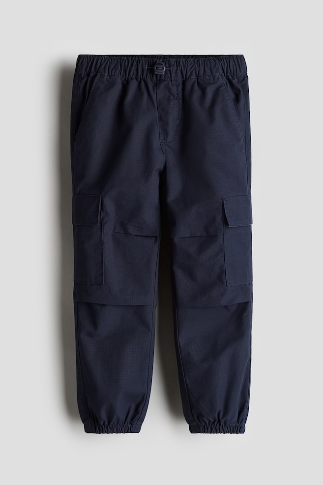 

Брюки-Карго из хлопка H&M, синий