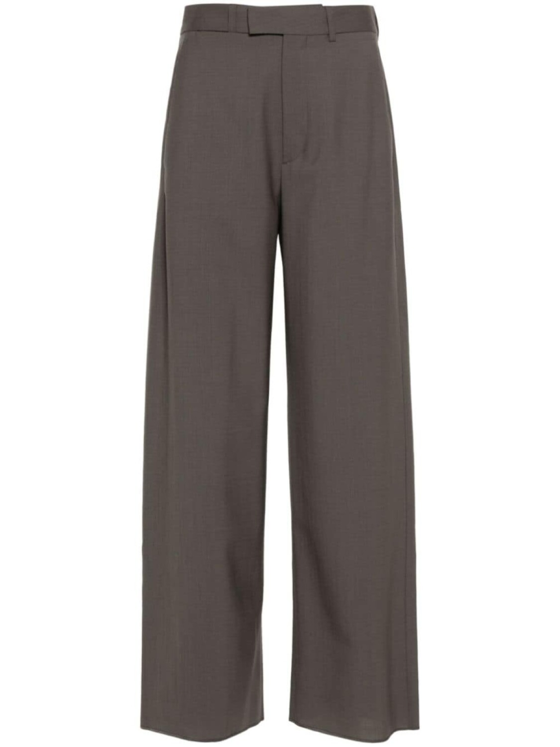

MM6 Maison Margiela шерстяные брюки с запахом, серый