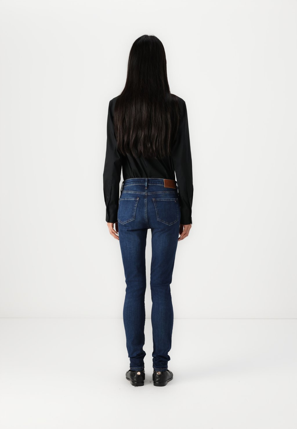 Джинсы облегающие COMO SKINNY Tommy Hilfiger, темно-синий деним — фото 3