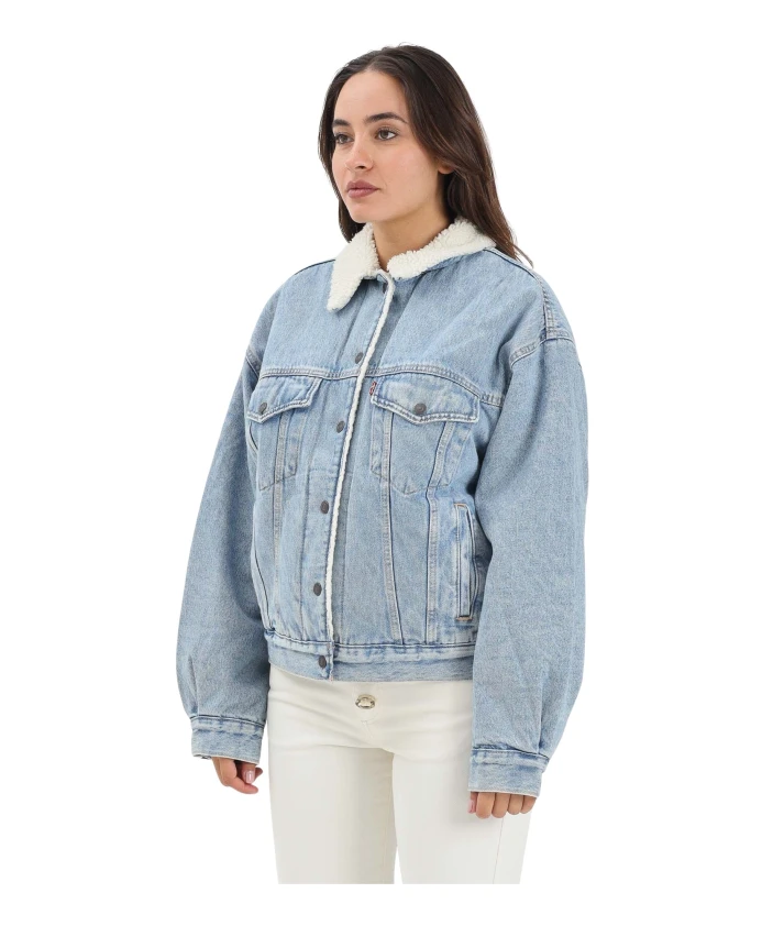 

Куртка-Тракер из шерпы в стиле 90-х Levi'S, синий