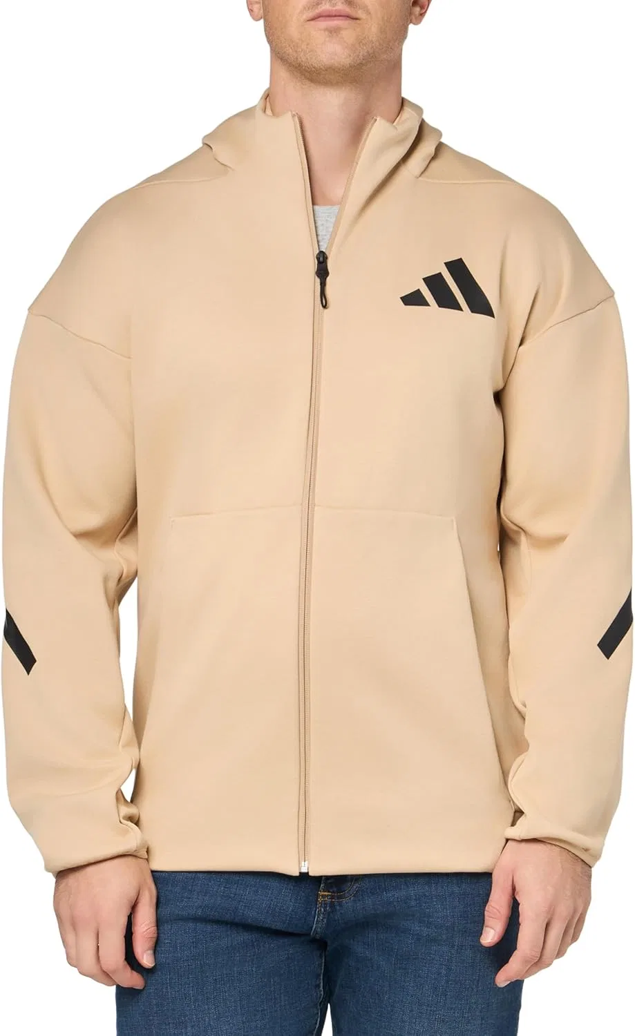 Мужская спортивная куртка adidas Zne с капюшоном и застежкой-молнией