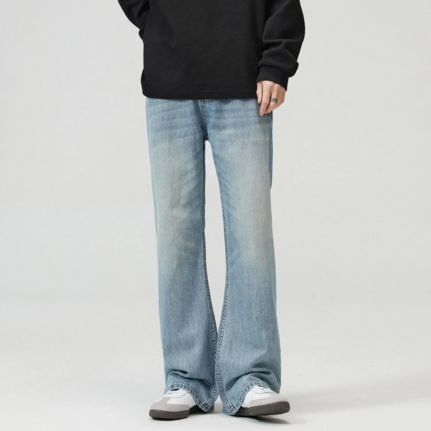 Джинсы свободные Classic Baggy Jeans, светло-голубой — фото 2