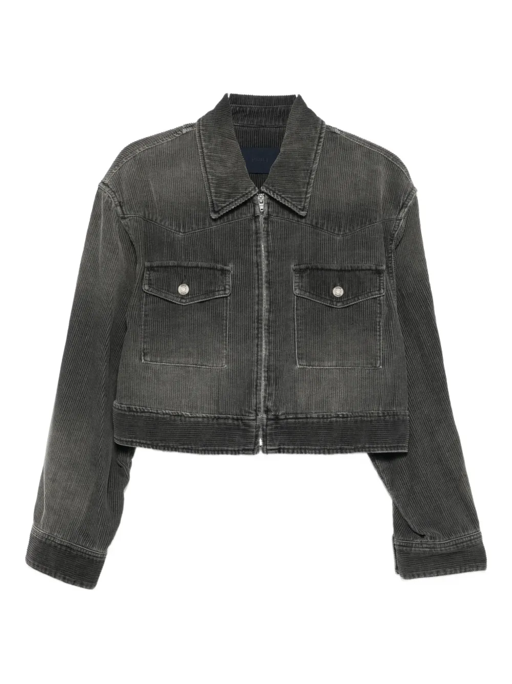 

Вельветовая куртка на молнии Juun.J, серый