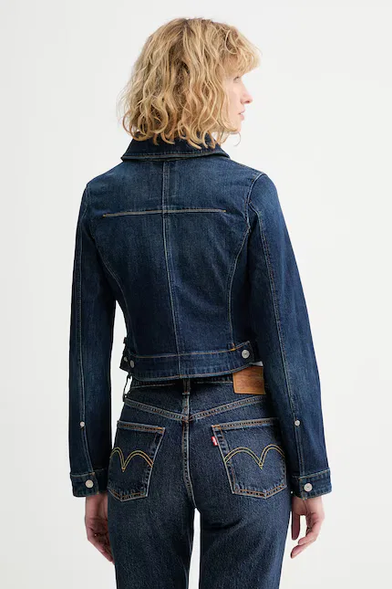 Куртка джинсовая Y2K Stretchted Levi's, синий — фото 3