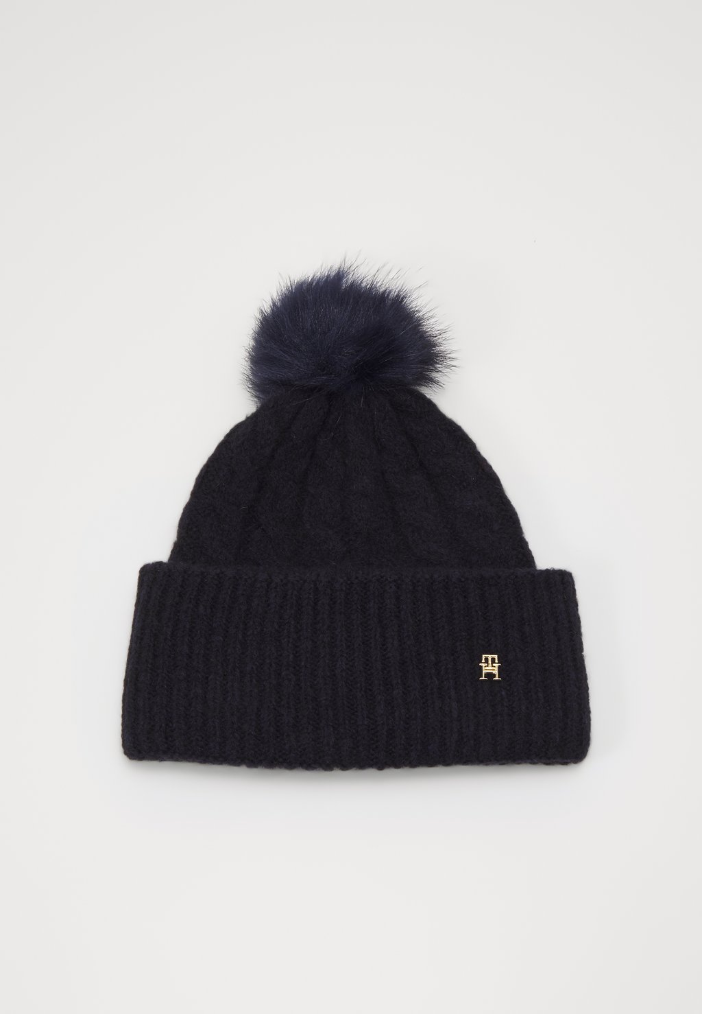 

Шапка TIMELESS BEANIE POM SCARF SET Tommy Hilfiger, темно-синий