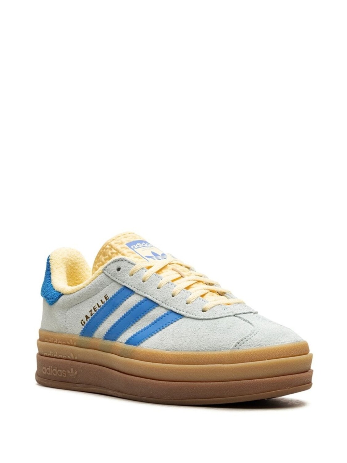 Adidas кроссовки Gazelle Bold Almost Blue/Yellow, синий