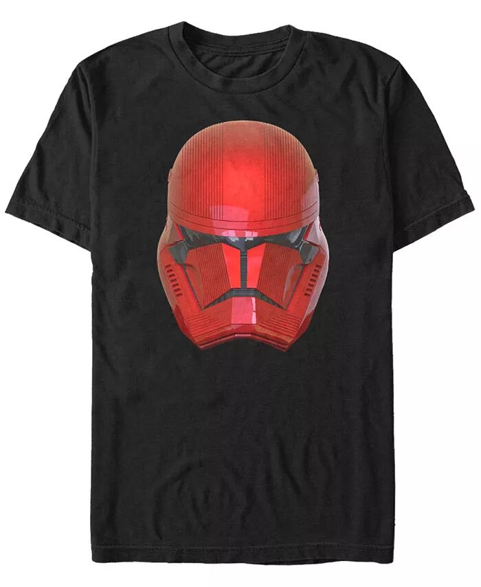 

Мужская футболка с коротким рукавом Star Wars Rise Of Skywalker Sith Trooper Big Face Helmet Fifth Sun, черный
