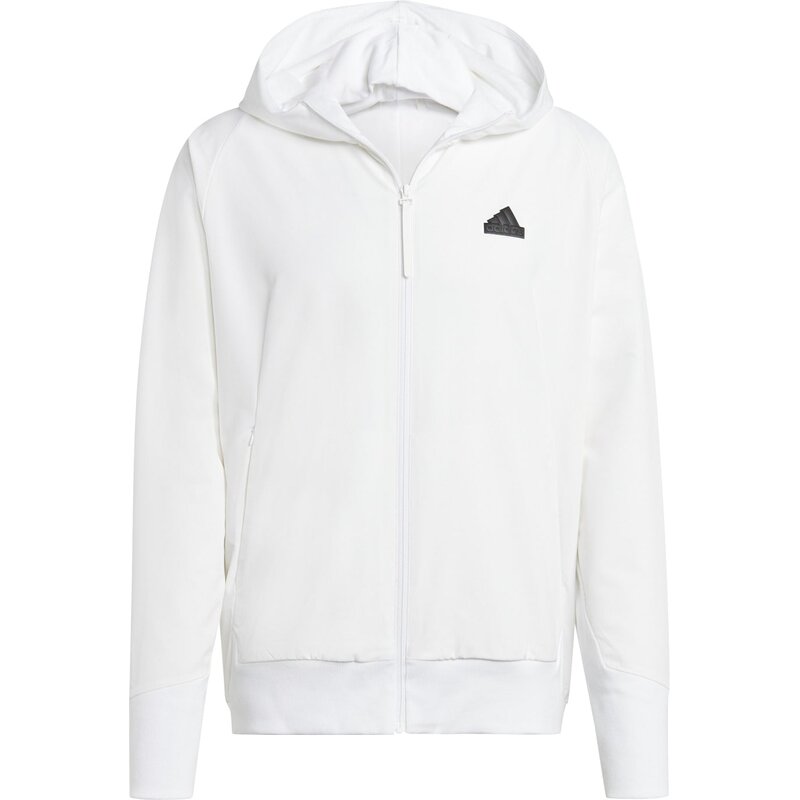 

Hooded sweatshirt zne woven zip- Adidas, белый
