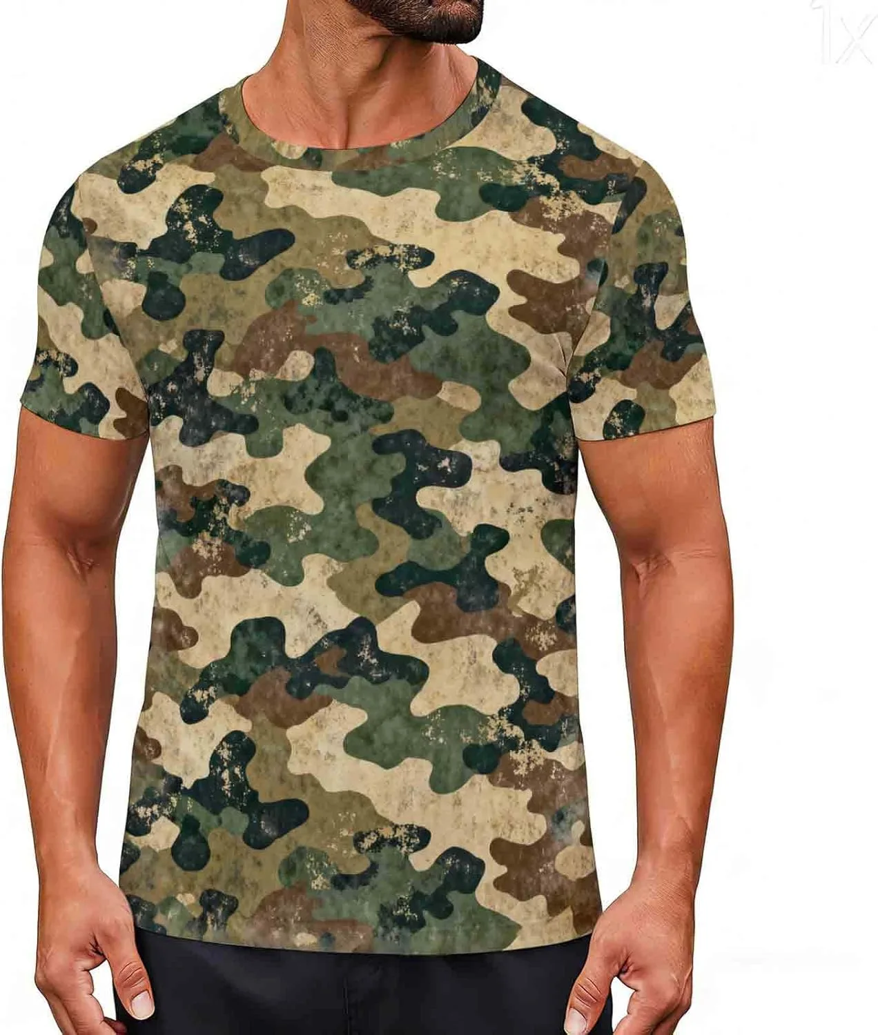 

Футболка мужская Camouflage с коротким рукавом Cambkatl