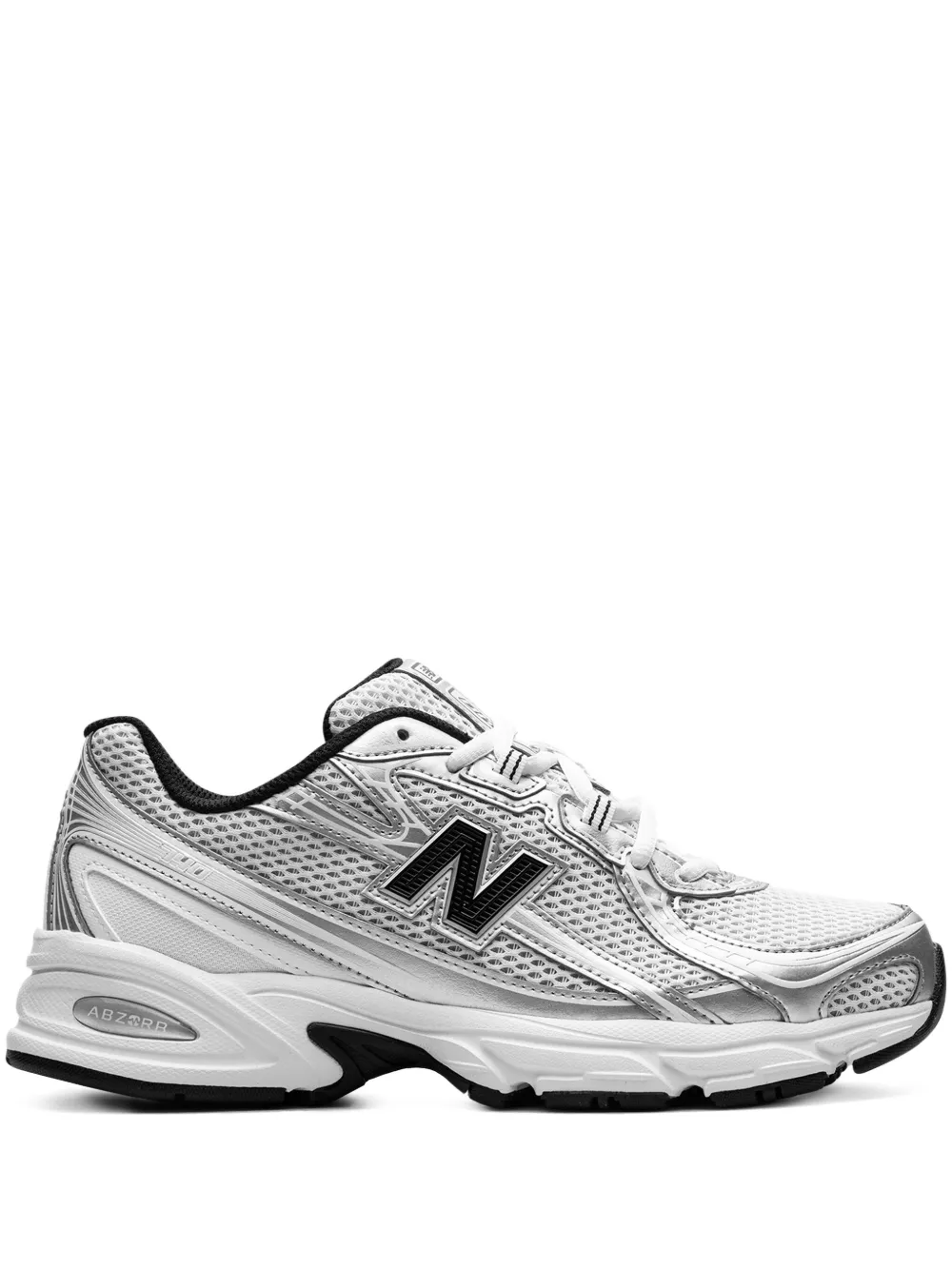 

Кроссовки 740 White Silver/Metallic Black NEW BALANCE, белый