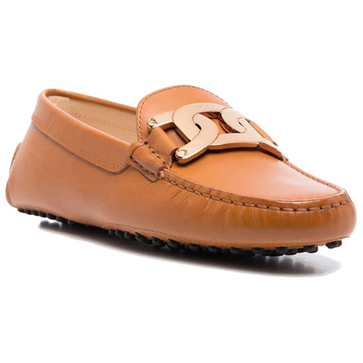TOD'S Мокасины женские светло-коричневые — фото 4