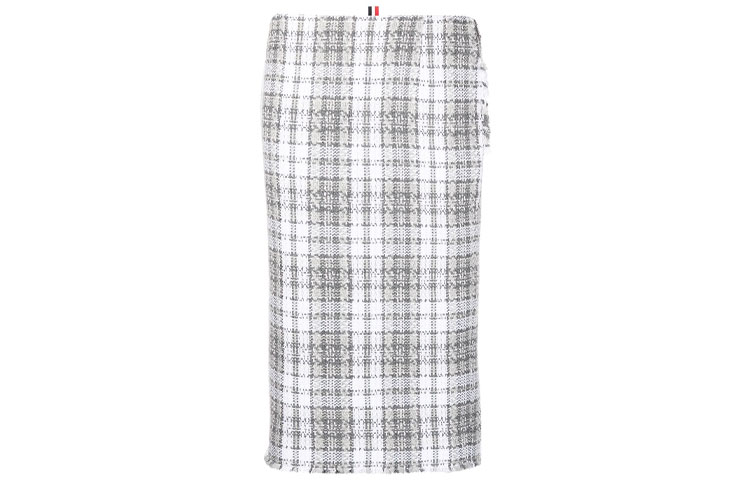 

Повседневная длинная юбка женская THOM BROWNE, средне-серый