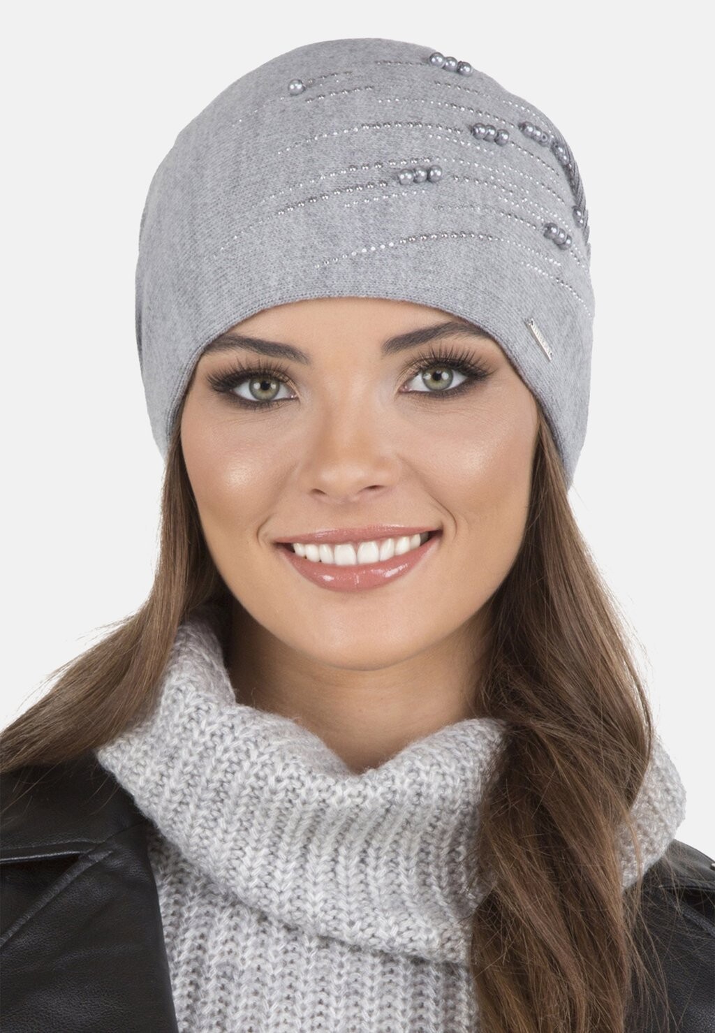 

Шапка Vivisence, цвет light grey