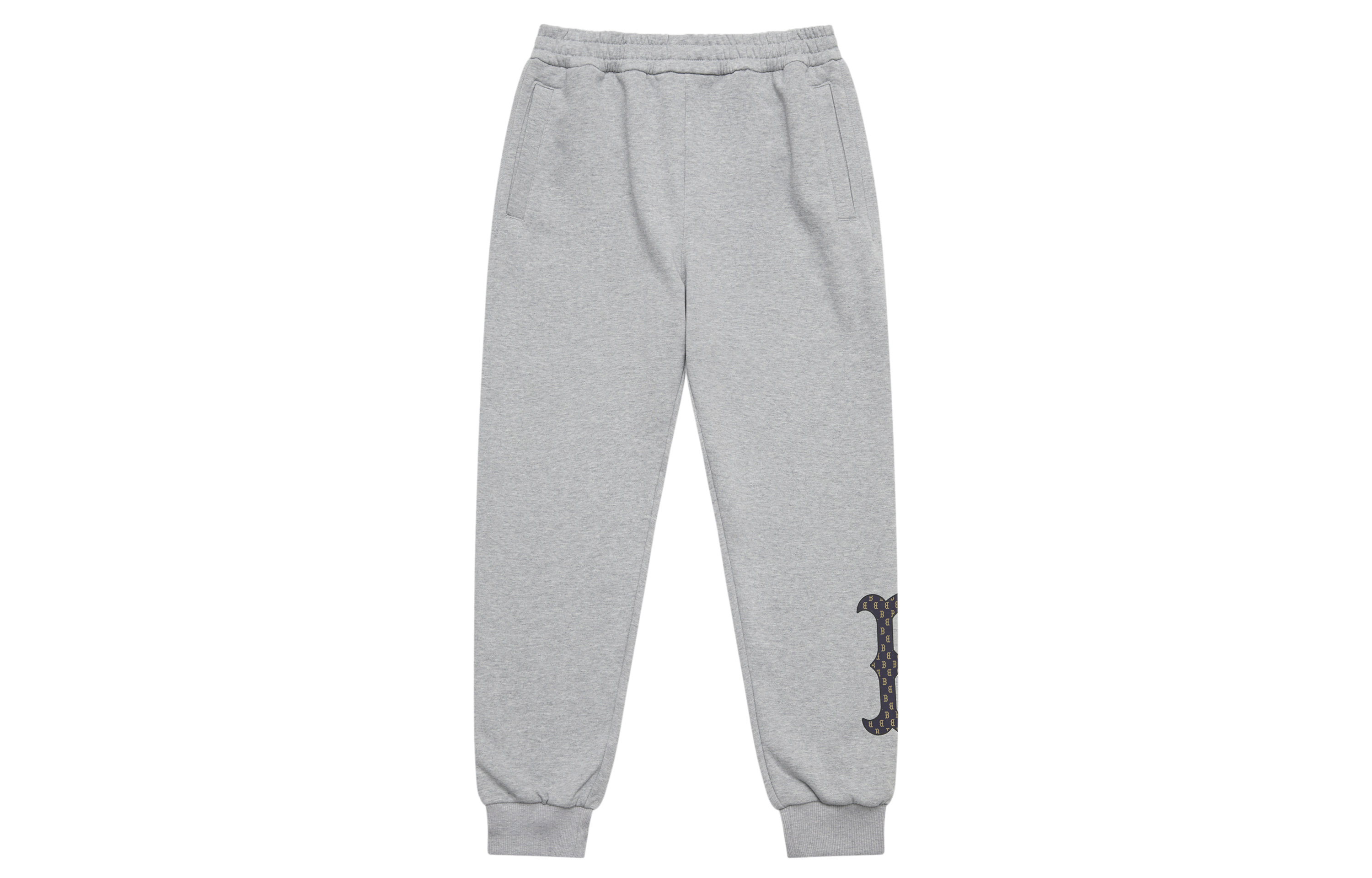 

MLB Коллекция MONOGRAM Boston Red Sox 24FW трикотажные спортивные брюки унисекс серые
