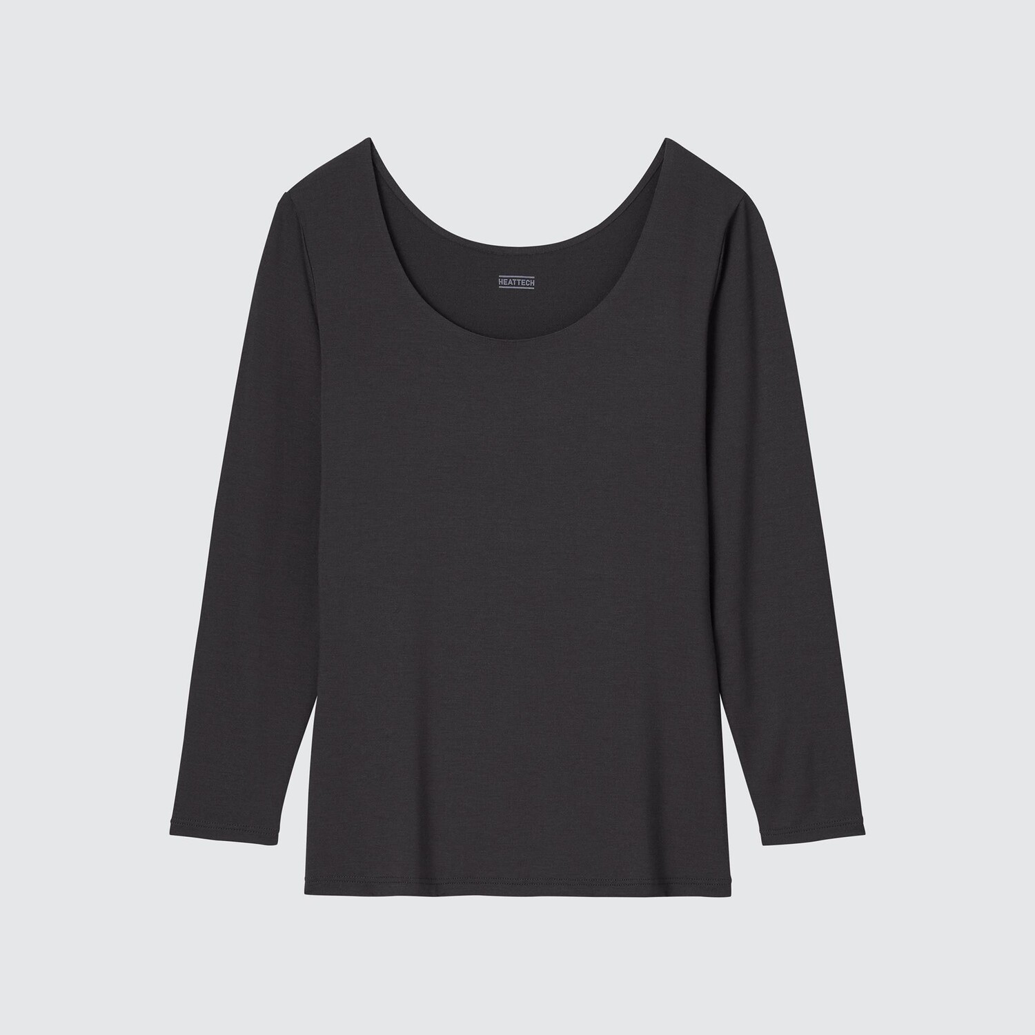 

Футболка Uniqlo Heattech с рукавом на 8/4, темно-серый