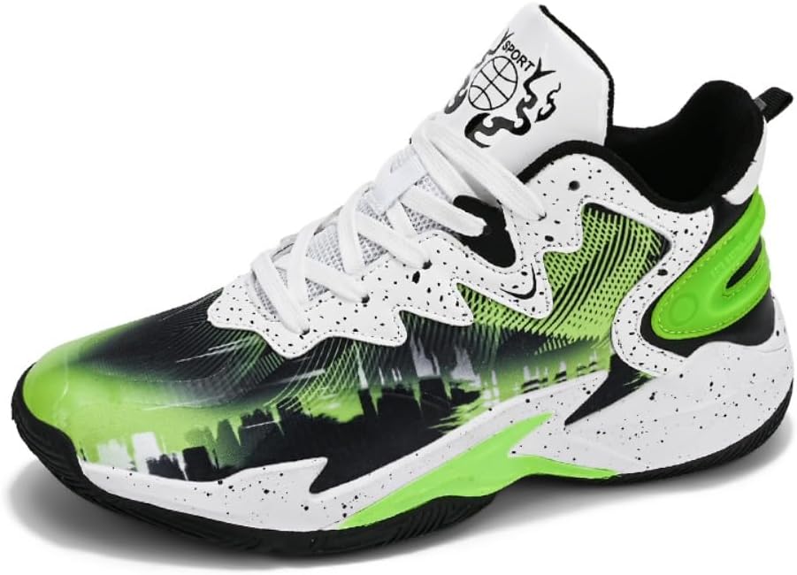 

Мужские кроссовки 2024 года Спортивные кроссовки Беговые кроссовки кроссовки Баскетбольные кроссовки Тренировочные кроссовки Molig, зеленый