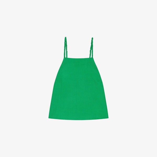 

Straight-Neck backless stretch-woven top Maje, цвет verts