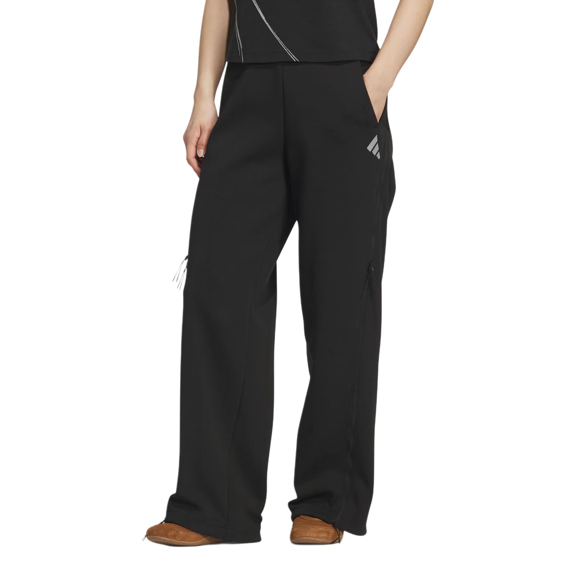 Брюки FOS FW25 TRACKSUIT BOTTOMS Casual женские Adidas, черный — фото 3