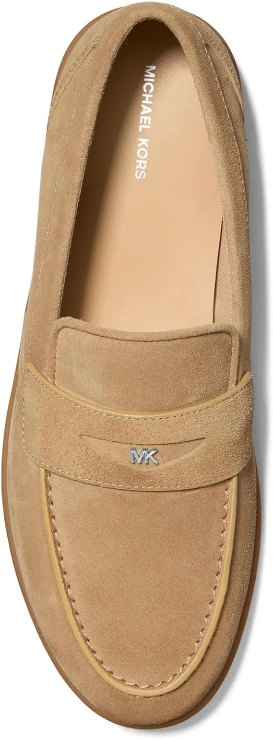 Лоферы Michael Kors, замша/хаки — фото 4