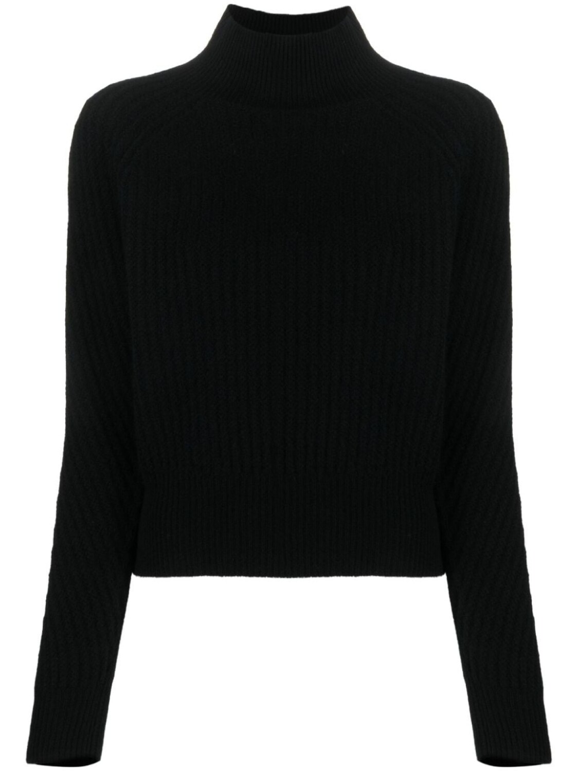 

Allude кашемировый джемпер в рубчик, черный