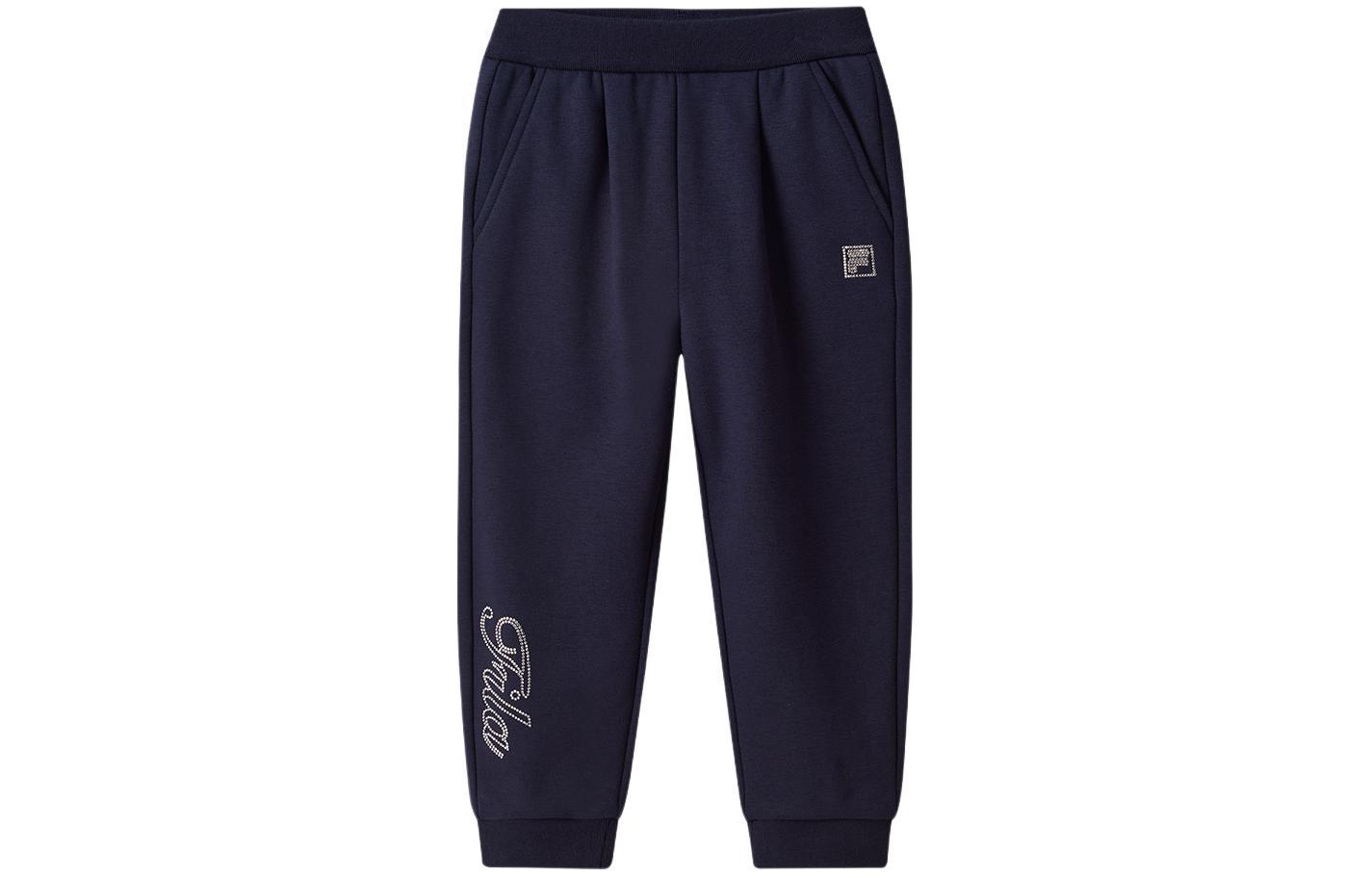 

Вязаные спортивные штаны для дошкольников FILA KIDS, Royal Blue