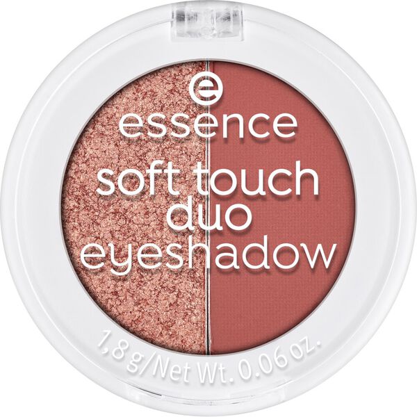 

Тени для век 01 бронзовая красота, 1,8 г Essence Soft touch duo