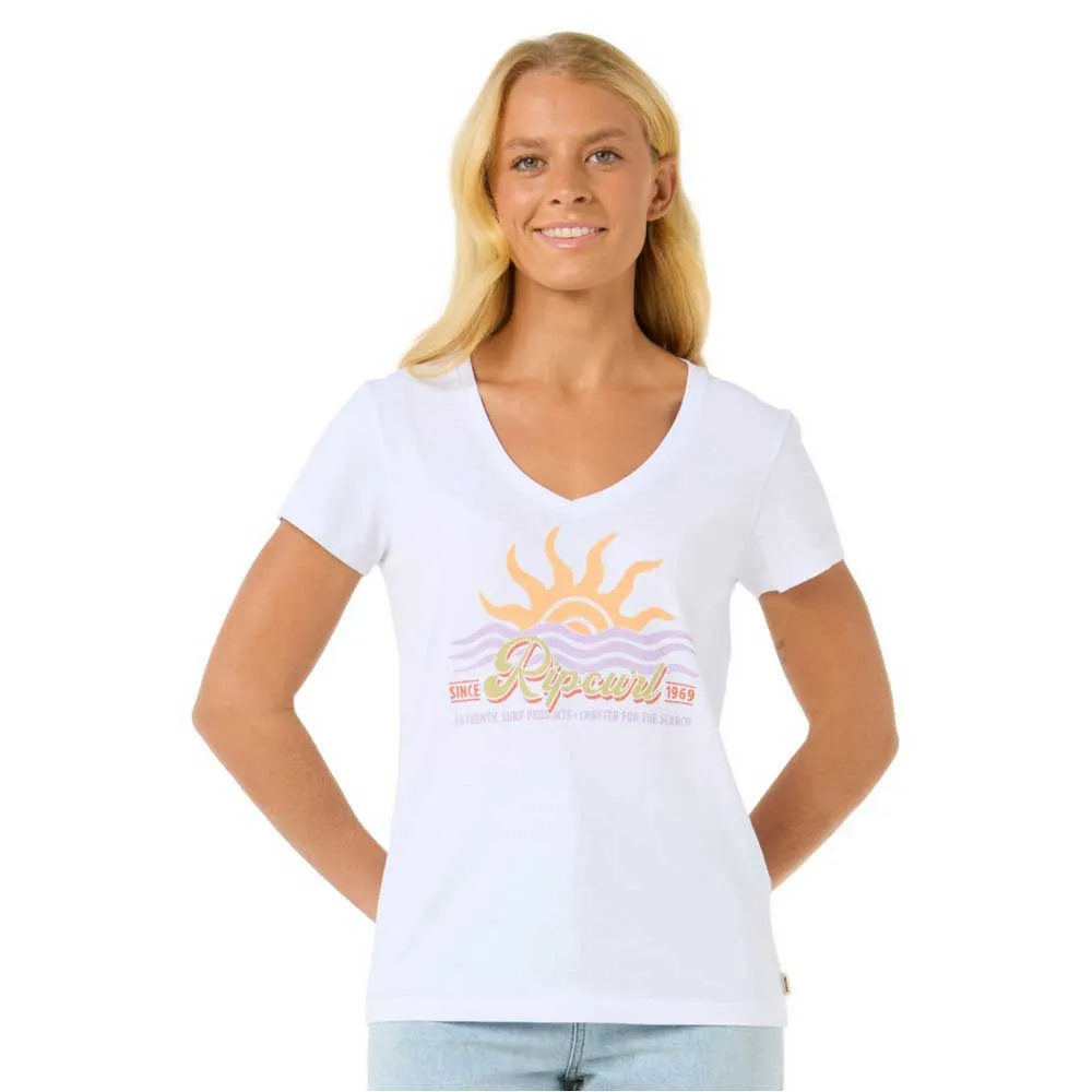

Футболка Rip Curl Cala short sleeve v neck, белый