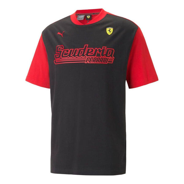

Футболка scuderia ferrari statement tee 'black' Puma, черный