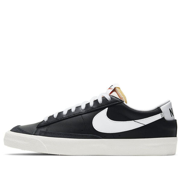 

Кроссовки blazer low '77 vintage 'black white' Nike, черный