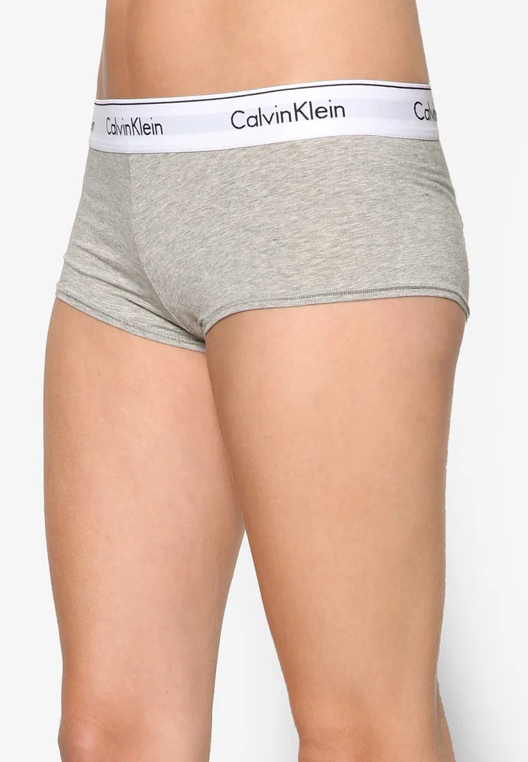 Трусы, хлопковые, Calvin Klein, серый — фото 2