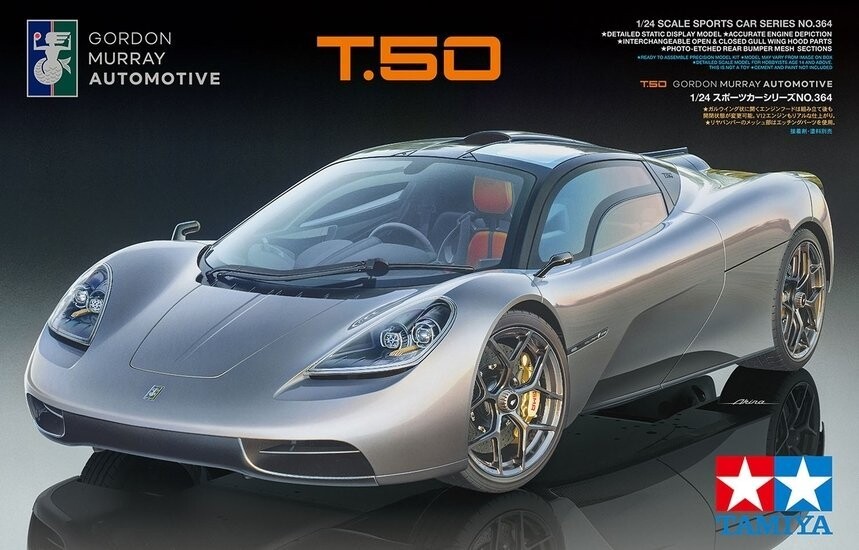 

Tamiya 24364 1/24 Gordon Murray Automotive T.50 Inna marka