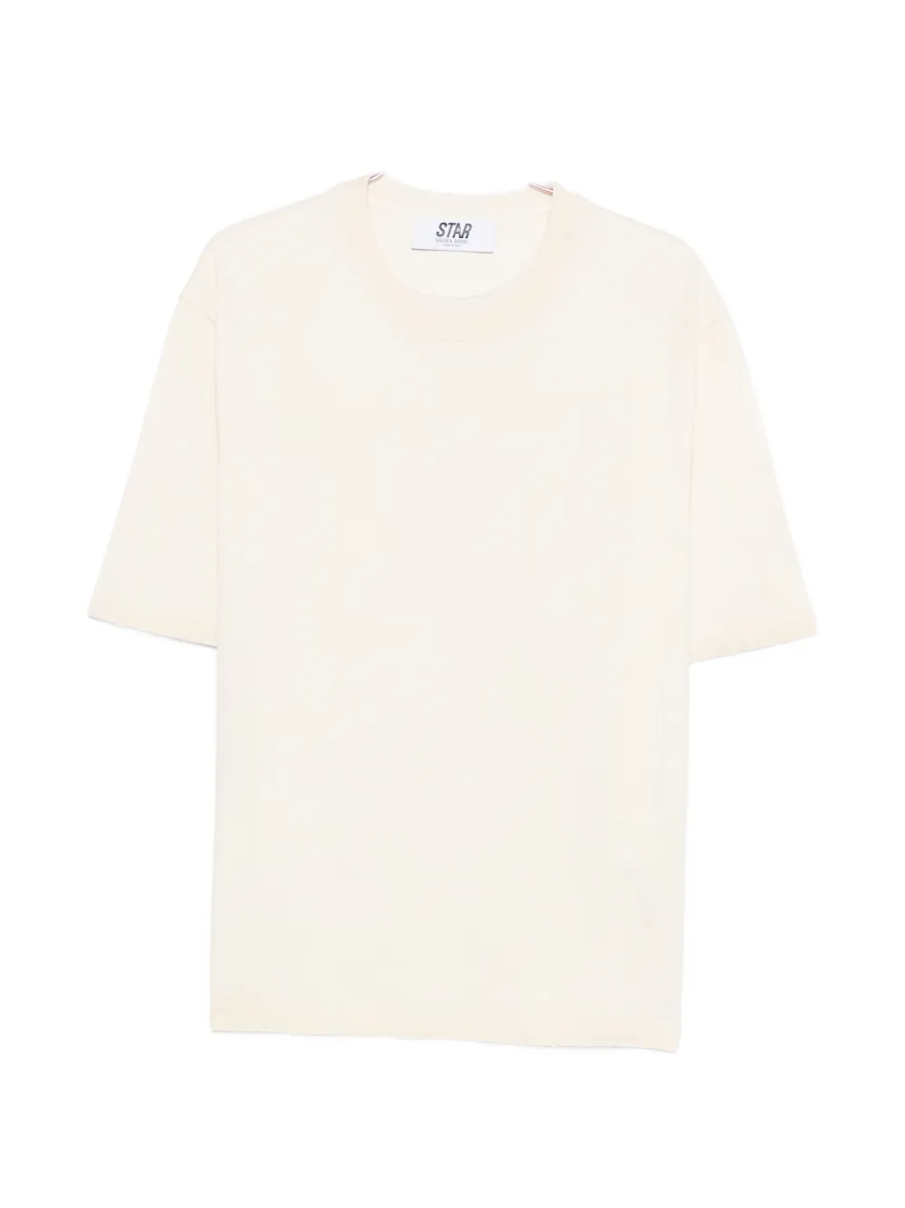 

Футболка с тисненым логотипом Golden Goose, бежевый