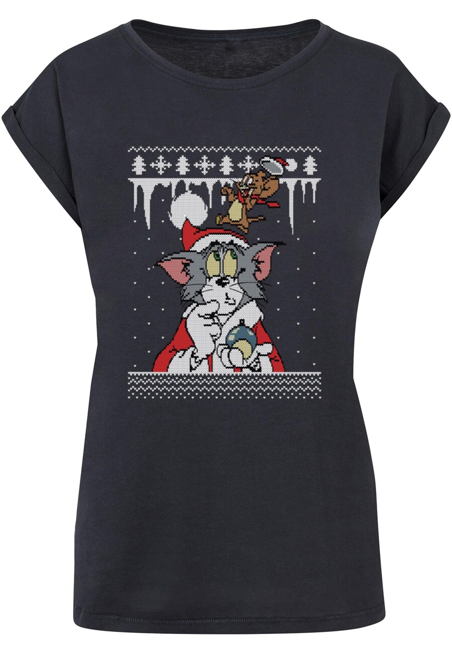 

Футболка ABSOLUTE CULT Shirt Tom And Jerry - Fair Isle, темно-синий