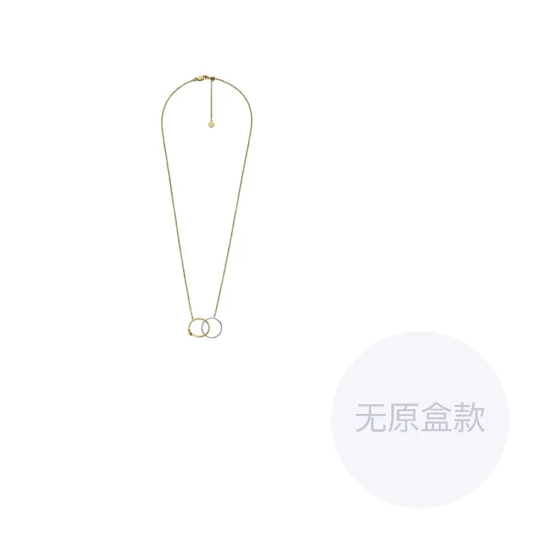 

Нержавеющая сталь унисекс двухцветные ожерелья EMPORIO ARMANI, мультиколор