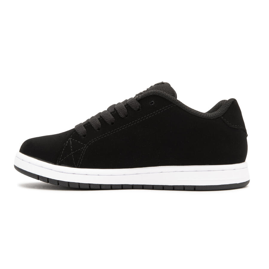 DC SHOES Детские кроссовки для скейта DC Graveler, чёрные/белые — фото 2