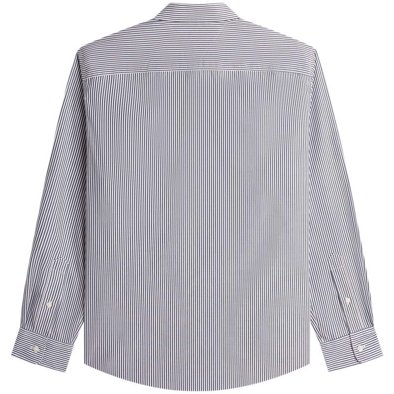 Рубашка мужская Lapel Moderate Others Tommy Hilfiger, темно-синий белый stripes 0a4 — фото 3